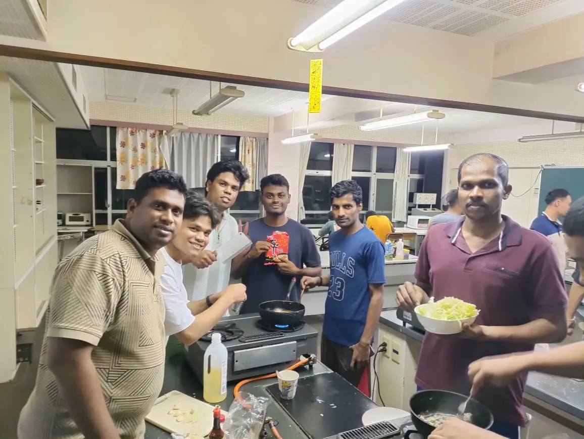 Casual training of TITP batch 3 at Japan